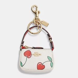 Coach cherry mini nolita charm
